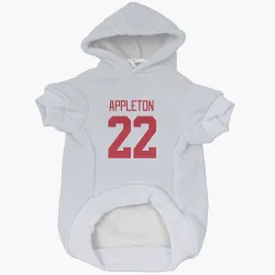 Detroit Red Wings Mason Appleton White Pet Hoodie for Dog & Cat
