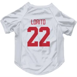 Detroit Red Wings Matthew Lorito White Pet Jersey for Dog & Cat