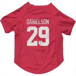 Detroit Red Wings Nate Danielson Red Pet Jersey for Dog & Cat