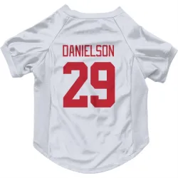 Detroit Red Wings Nate Danielson White Pet Jersey for Dog & Cat