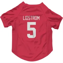 Detroit Red Wings Nicklas Lidstrom Red Pet Jersey for Dog & Cat