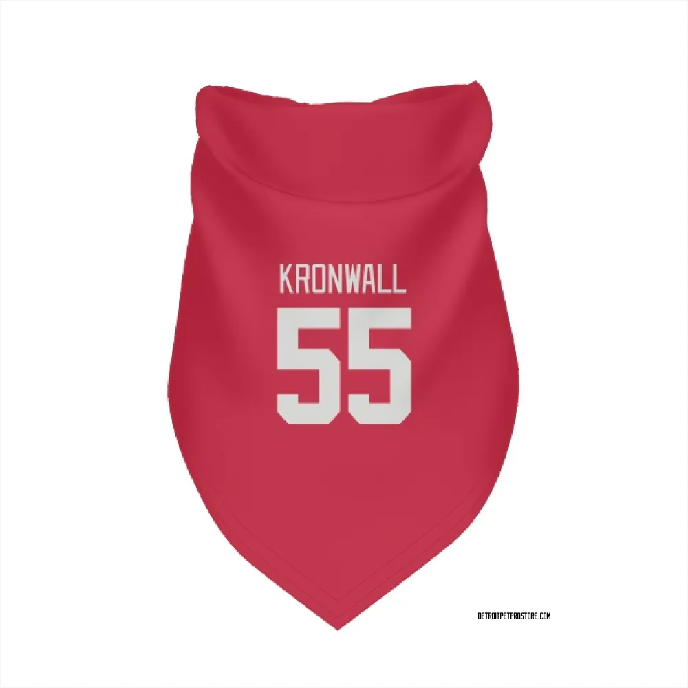 Detroit Red Wings Niklas Kronwall Red Pet Bandana for Dog & Cat