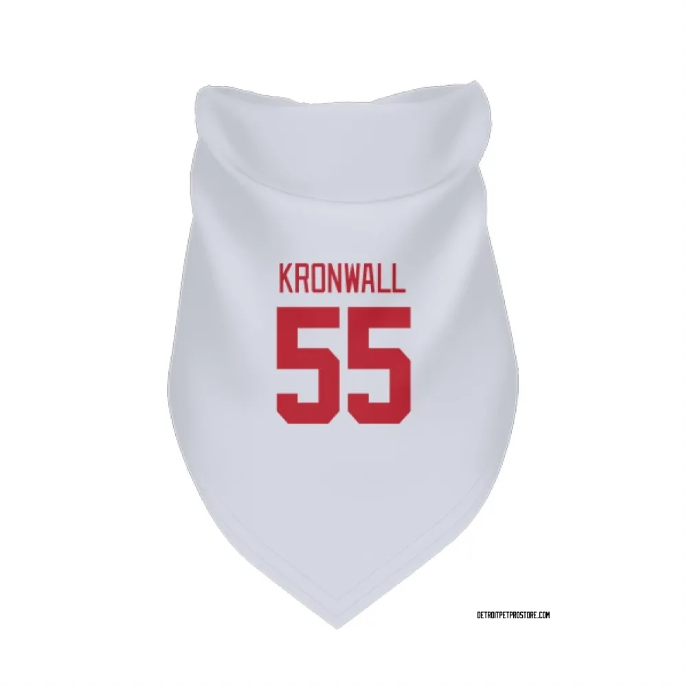 Detroit Red Wings Niklas Kronwall White Pet Bandana for Dog & Cat
