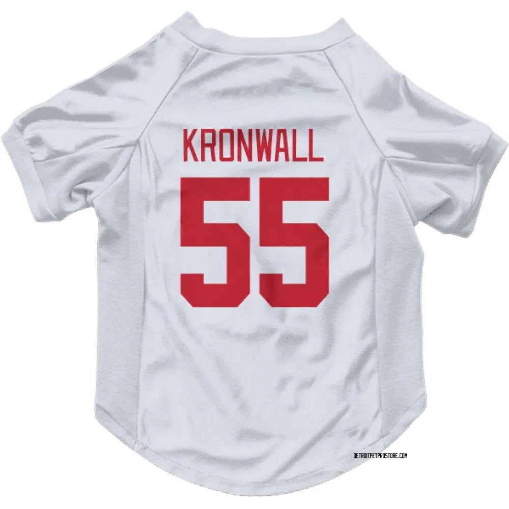 Detroit Red Wings Niklas Kronwall White Pet Jersey for Dog & Cat