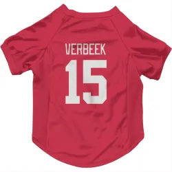 Detroit Red Wings Pat Verbeek Red Pet Jersey for Dog & Cat