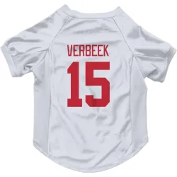 Detroit Red Wings Pat Verbeek White Pet Jersey for Dog & Cat
