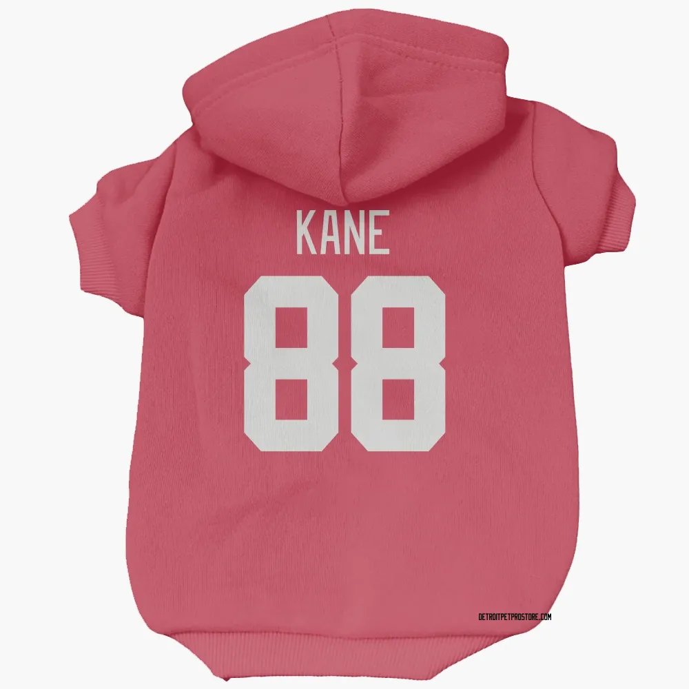Detroit Red Wings Patrick Kane Red Pet Hoodie for Dog & Cat