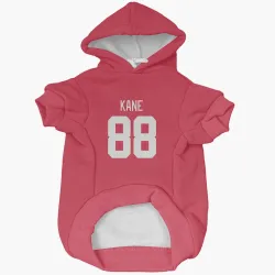 Detroit Red Wings Patrick Kane Red Pet Hoodie for Dog & Cat
