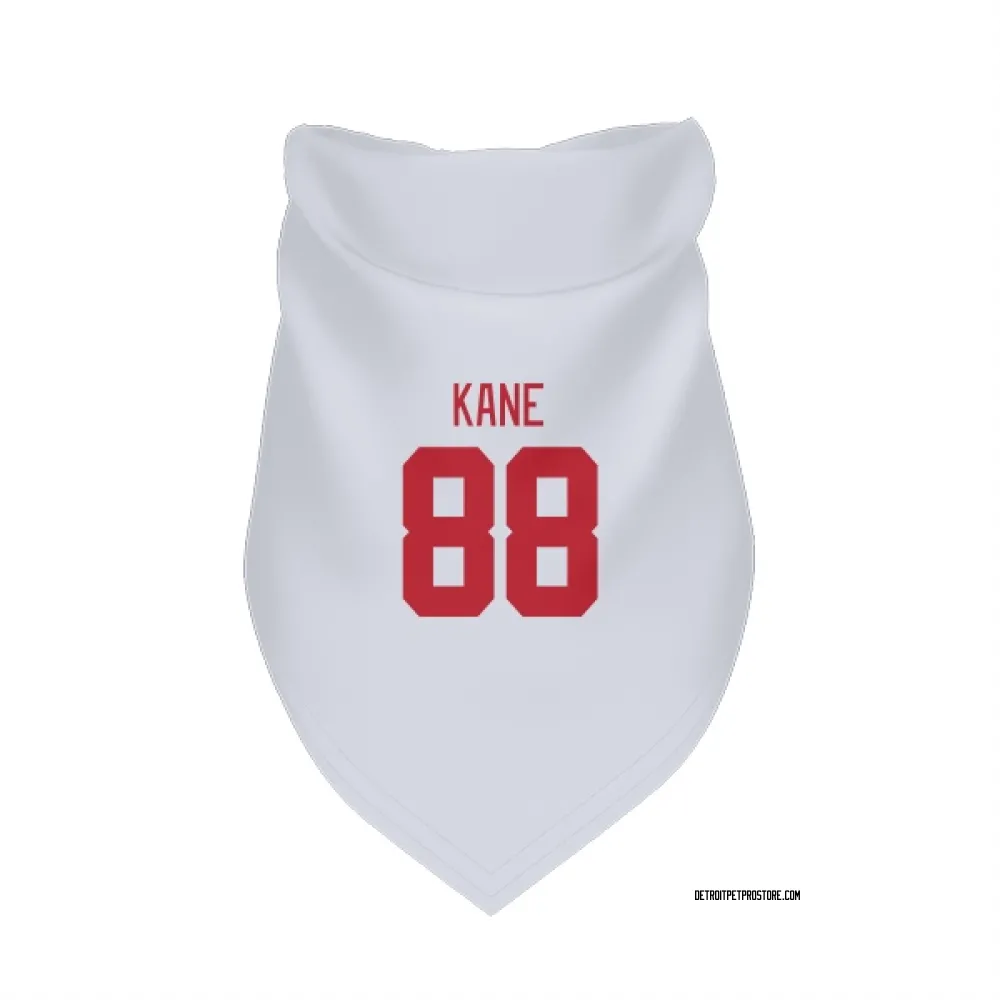 Detroit Red Wings Patrick Kane White Pet Bandana for Dog & Cat