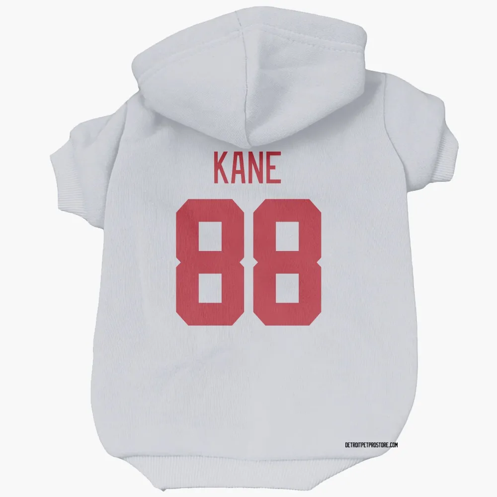 Detroit Red Wings Patrick Kane White Pet Hoodie for Dog & Cat