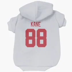 Detroit Red Wings Patrick Kane White Pet Hoodie for Dog & Cat