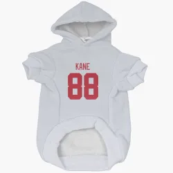 Detroit Red Wings Patrick Kane White Pet Hoodie for Dog & Cat