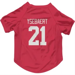 Detroit Red Wings Paul Ysebaert Red Pet Jersey for Dog & Cat