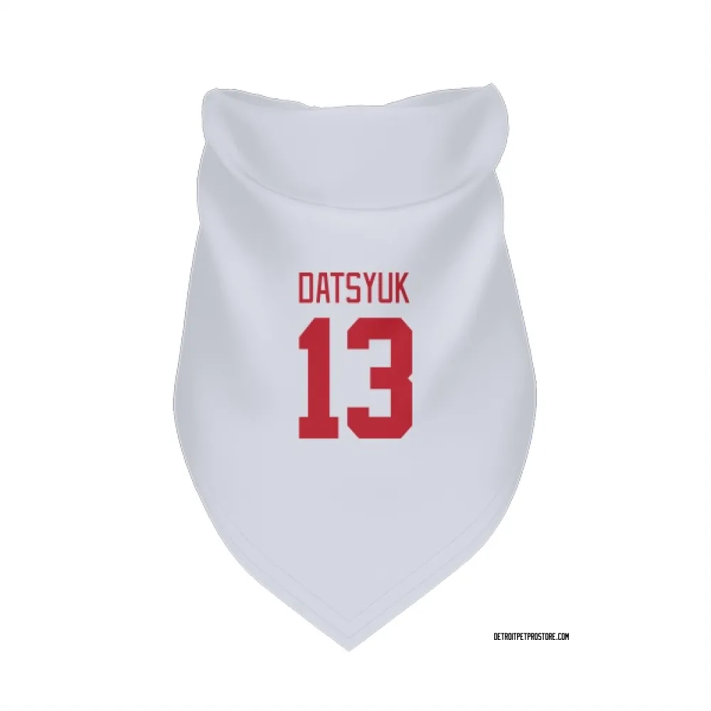 Detroit Red Wings Pavel Datsyuk White Pet Bandana for Dog & Cat