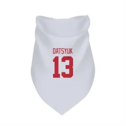 Detroit Red Wings Pavel Datsyuk White Pet Bandana for Dog & Cat