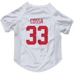 Detroit Red Wings Sebastian Cossa White Pet Jersey for Dog & Cat