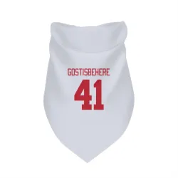 Detroit Red Wings Shayne Gostisbehere White Pet Bandana for Dog & Cat