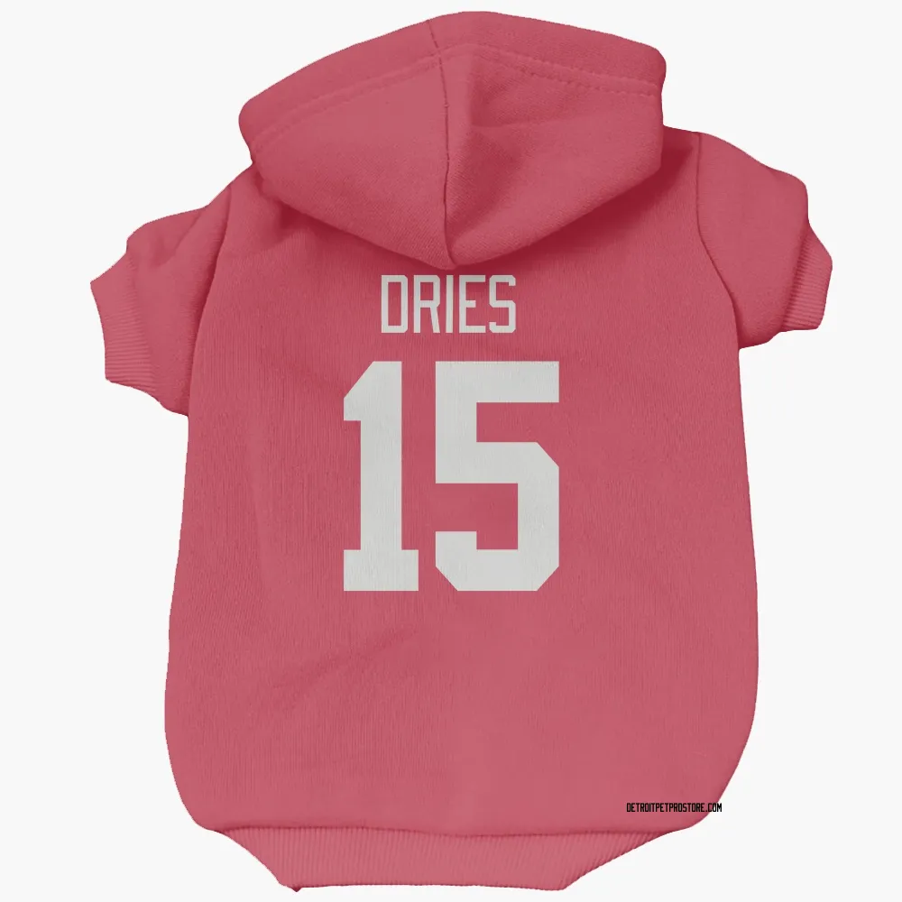 Detroit Red Wings Sheldon Dries Red Pet Hoodie for Dog & Cat