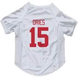 Detroit Red Wings Sheldon Dries White Pet Jersey for Dog & Cat