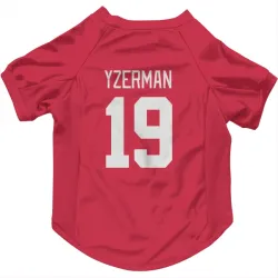 Detroit Red Wings Steve Yzerman Red Pet Jersey for Dog & Cat