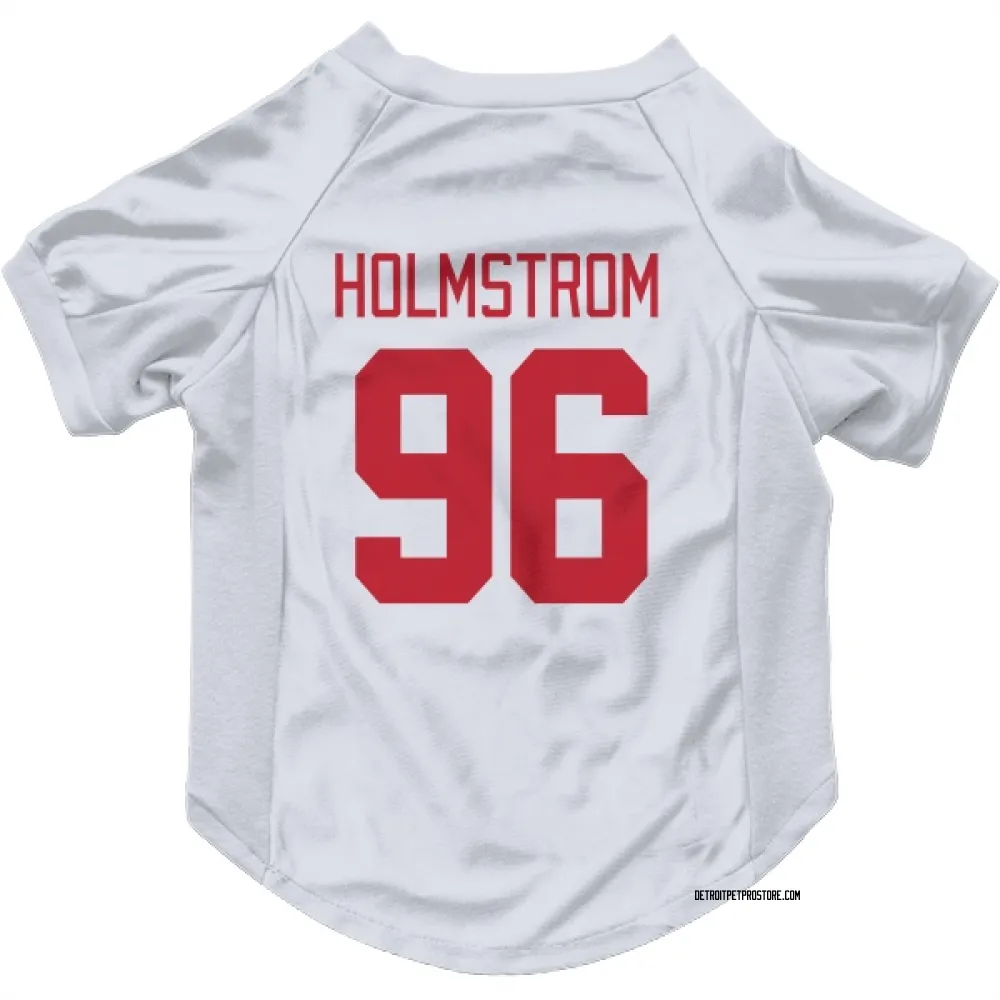 Detroit Red Wings Tomas Holmstrom White Pet Jersey for Dog & Cat