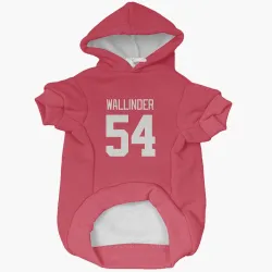 Detroit Red Wings William Wallinder Red Pet Hoodie for Dog & Cat