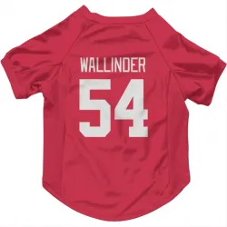 Detroit Red Wings William Wallinder Red Pet Jersey for Dog & Cat