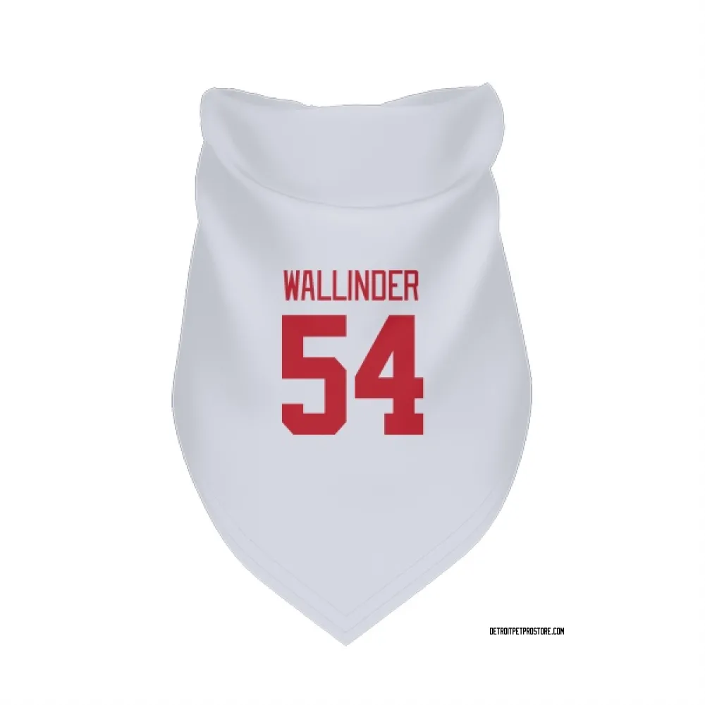 Detroit Red Wings William Wallinder White Pet Bandana for Dog & Cat