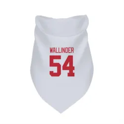 Detroit Red Wings William Wallinder White Pet Bandana for Dog & Cat