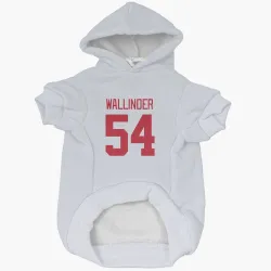 Detroit Red Wings William Wallinder White Pet Hoodie for Dog & Cat